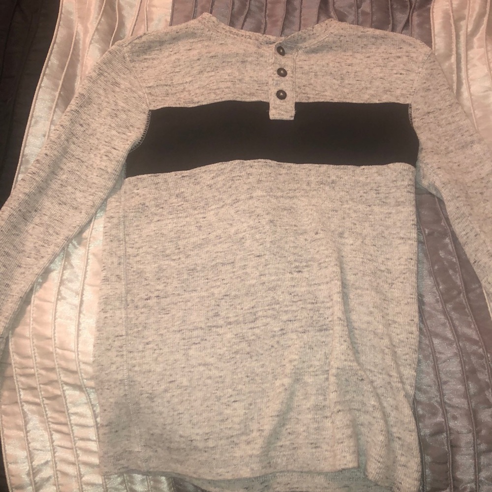 Boys Medium Long Sleeve Button Up Shirt